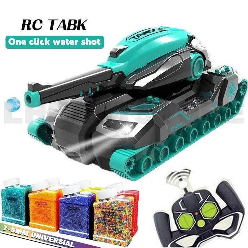 RC Water Bomb Tank Toy 2.4G Remote Control Car 4WD Crawler War Battle Tank Control Gestures Multiplayer Tank RC Toy For Boy Kids Gift