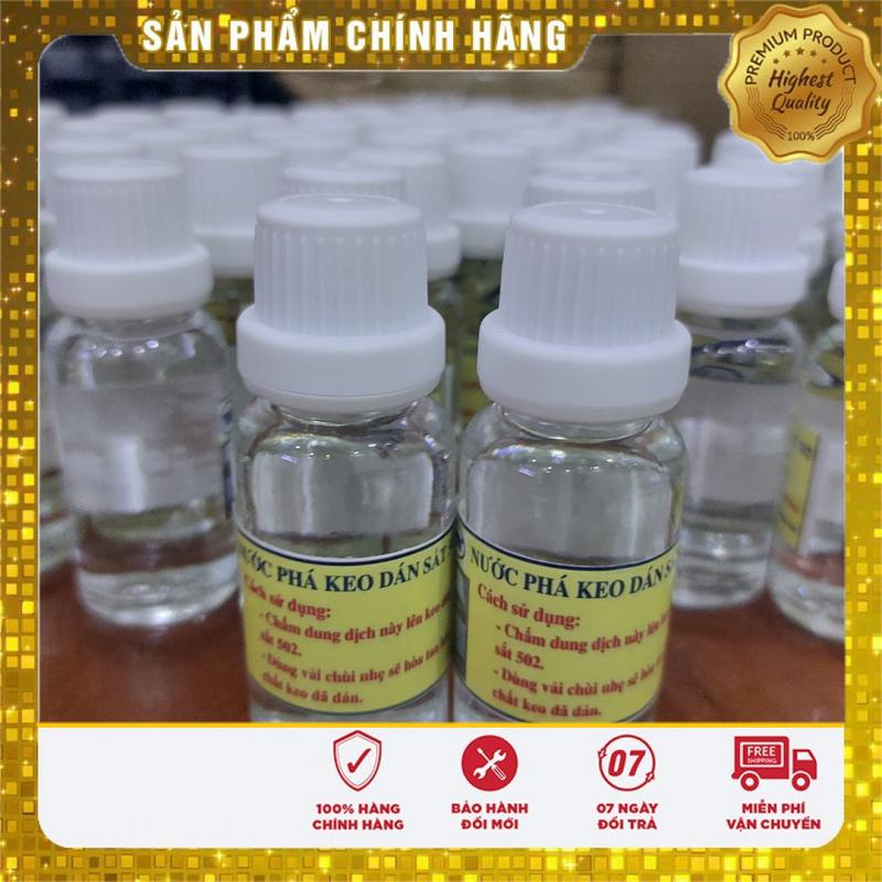 Dung Dịch TẨY KEO 502 Trên MICA - ALU - GỖ MDF - KÍNH - NHỰA BÓNG - DA TAY - GẠCH MEN