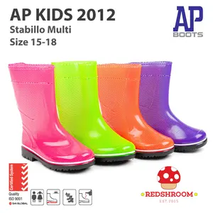 Sepatu Boot Anak AP BOOTS 2012 STABILO MULTI Karet Ringan Lentur Anti Slip Anti Air Lokal Kaki Fashion
