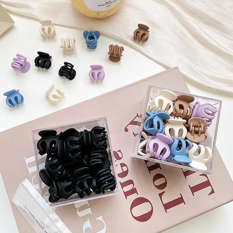 Jepit Rambut Mini Import Isi 10pcs/Jedai Rambut Mini Biru Ungu