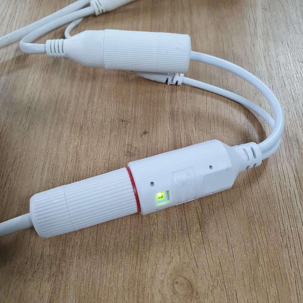 Bộ chuyển nguồn POE Splitter điện &aacute;p v&agrave;o 48VDC ra 5VDC sử dụng ngo&agrave;i trời, d&ugrave;ng để hạ điện &aacute;p, t&aacute;ch nguồn, t&aacute;ch mạng từ poe