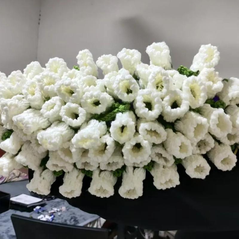 Chăn Bó Hoa Hồng, Thời Trang Sáng Tạo, Thủ Công Dệt Thủ Công, Chăn Dệt Kim Nhân Tạo, Gói Vật Liệu Chưa Hoàn Thiện, Thích Hợp Làm Quà Tặng Ngày Lễ 5
