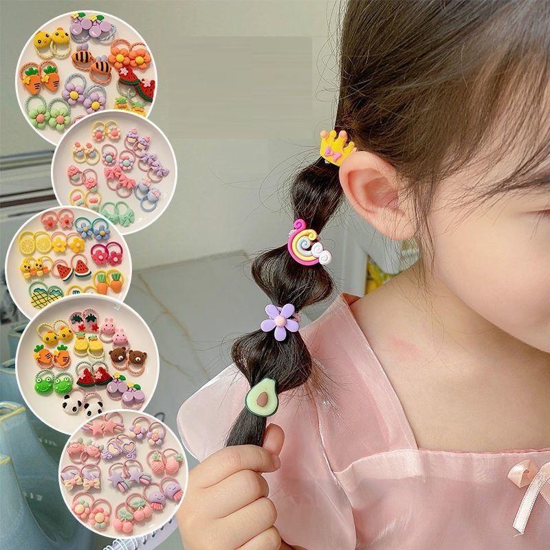 Túi 50 Dây Buộc Tóc Cho Bé Siêu Xinh Túi Zíp - PKT20 4