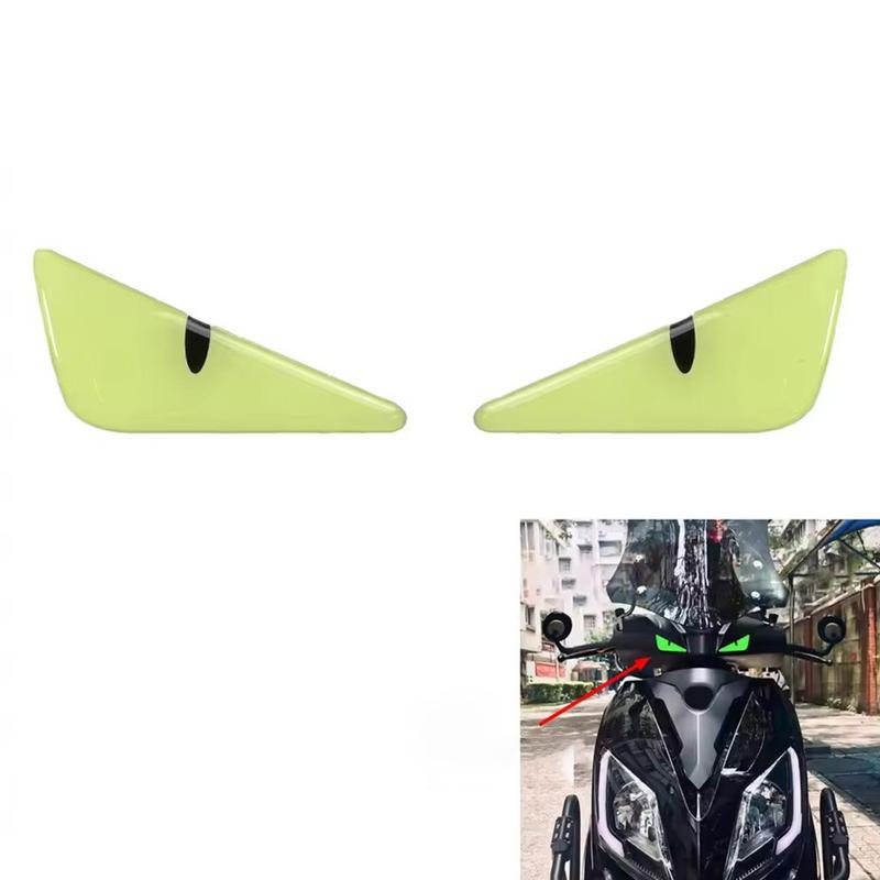 [SGDF] Reflective Eye Decal Safety Reflector Car Stickers Eye Night Safety Driving 2