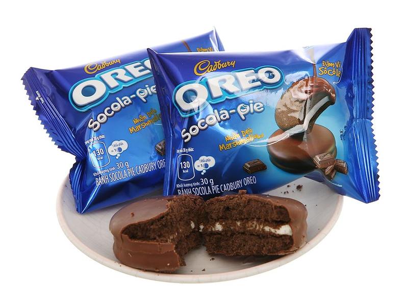 BÁNH SOCOLA PIE OREO NHÂN MARSHMALLOW 180G 1