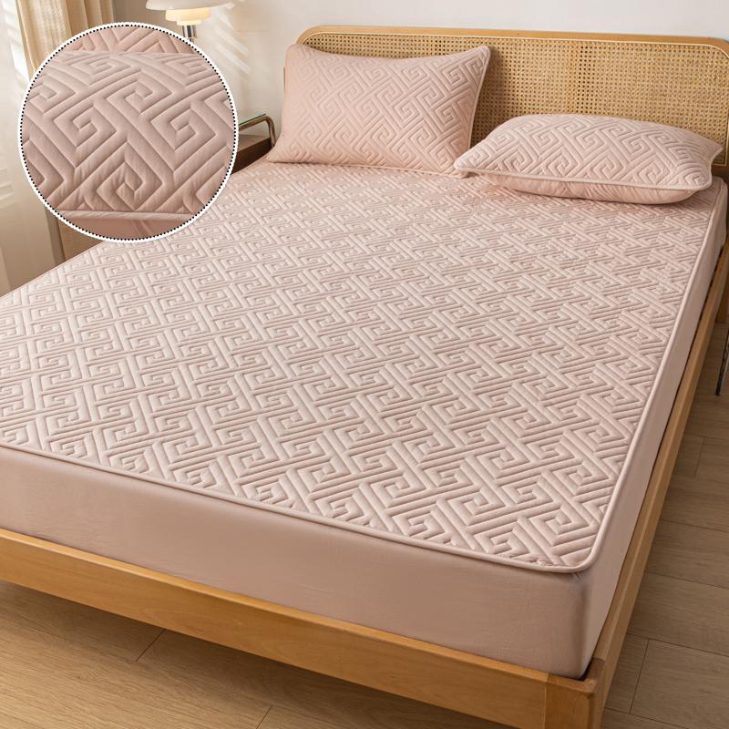 Product Introduction of Waterproof Jacquard Mattress Cover Pad Protector Breathable Durable Fitted Sheet Latex Mat Double Thicken Bed Cover180/220x200cm 21