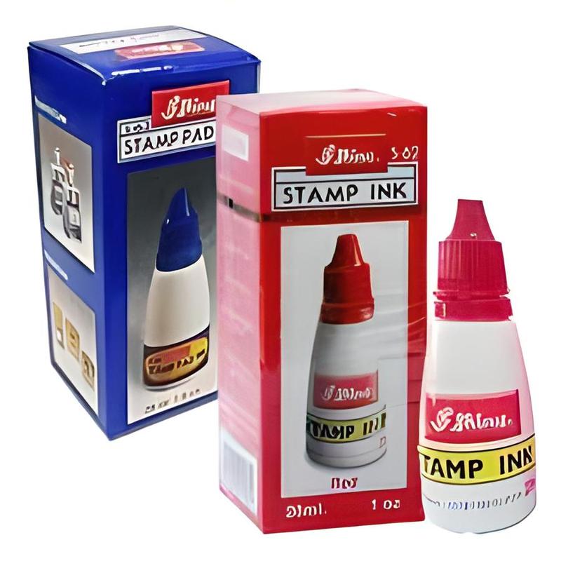 Mực dấu Shiny bền màu cao cấp S62 đỏ - xanh