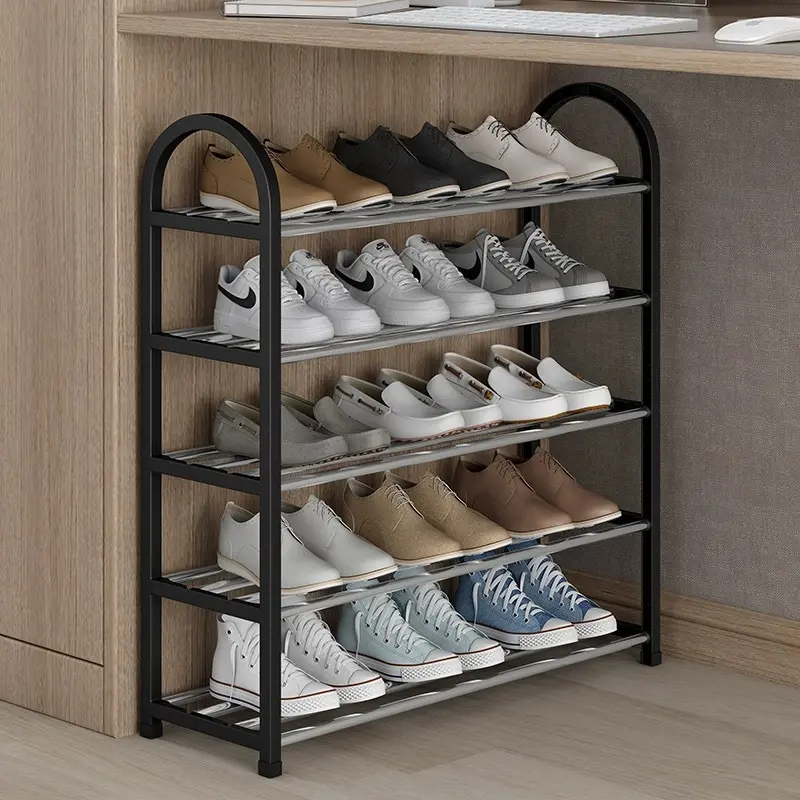 Grocery Store Y Rak Sepatu Sederhana 4 Lapis 5 Lapis Lemari Sepatu Asrama Mahasiswa Rakitan Organizer Penyimpanan