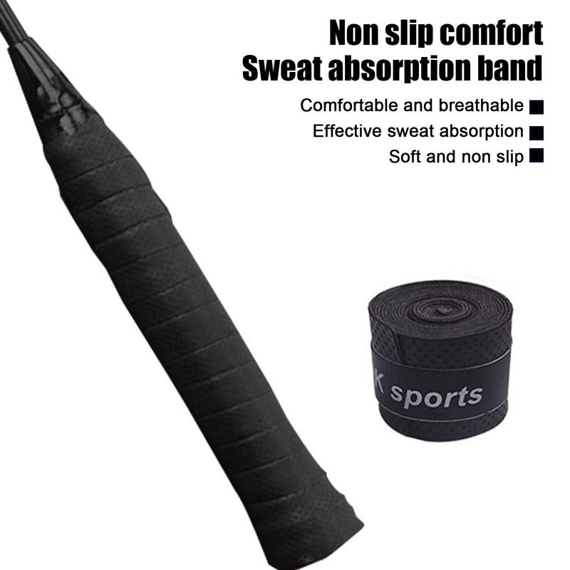 Product Introduction of Breathable Tennis Racket Fishing Rod Wrap Tapes Grip Racket Grip Tapes Belt Non-Slip Badminton S0R6 40