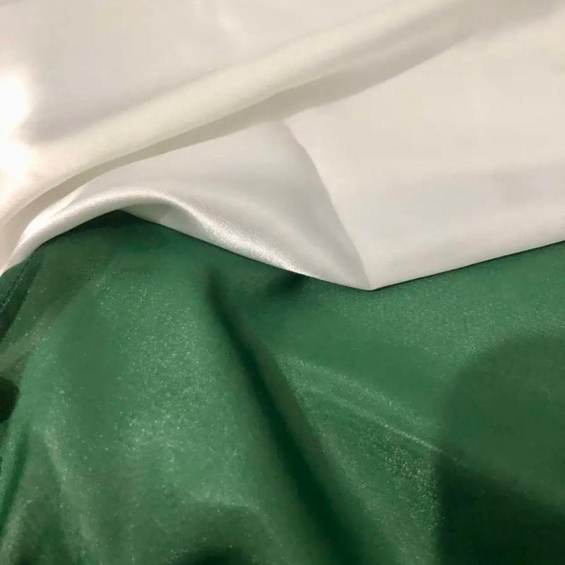 Áo Dài Voan Tơ Organza Xanh Đậu Lót Lụa Fom Suông Rộng Kèm Quần Lụa Cho Nữ tết 4