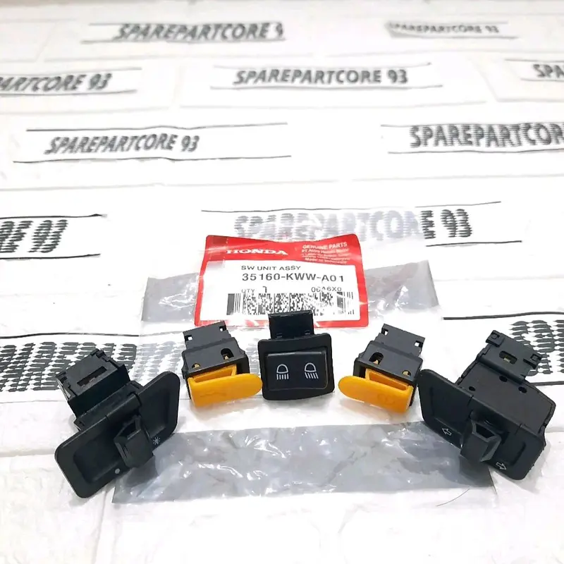 jual saklar  lampu 1 set honda blade revo supra x 125 spacy beat karbu vario  110 kharisma original saklar 2