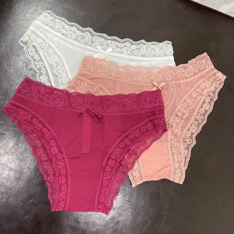 Combo 5 quần lót ren lụa VIC 115 mềm co giãn mặc mát , chị em đùi to cũng không bị kích khó chịu 40-62kg Women Kem
