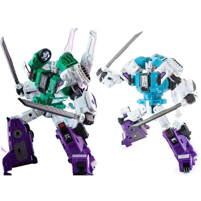 Jio G1 Hexahedral Beast Metamorphic Toy Six-Transformation Ninja Staff Sixth-Level Warrior Transformation Robot Model