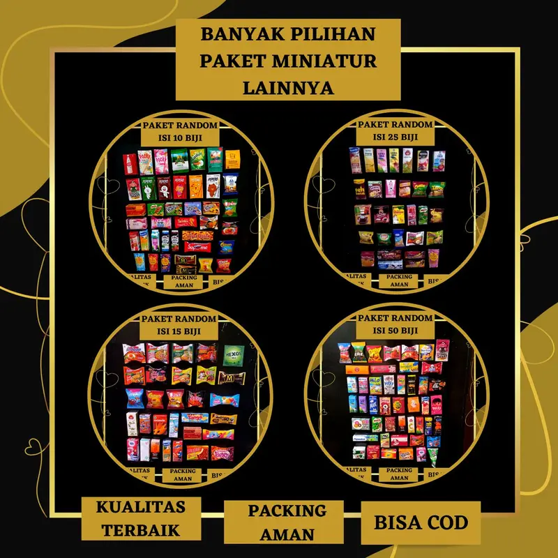 Magnet Kulkas Tempelan Gantungan Kunci Paket Jajanan Bocil Isi 10 Biji 8