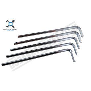Kunci L PANJANG 3mm 4mm 5mm 6mm 8mm MOLLAR SATUAN / Hex Key CRV - Shop ...