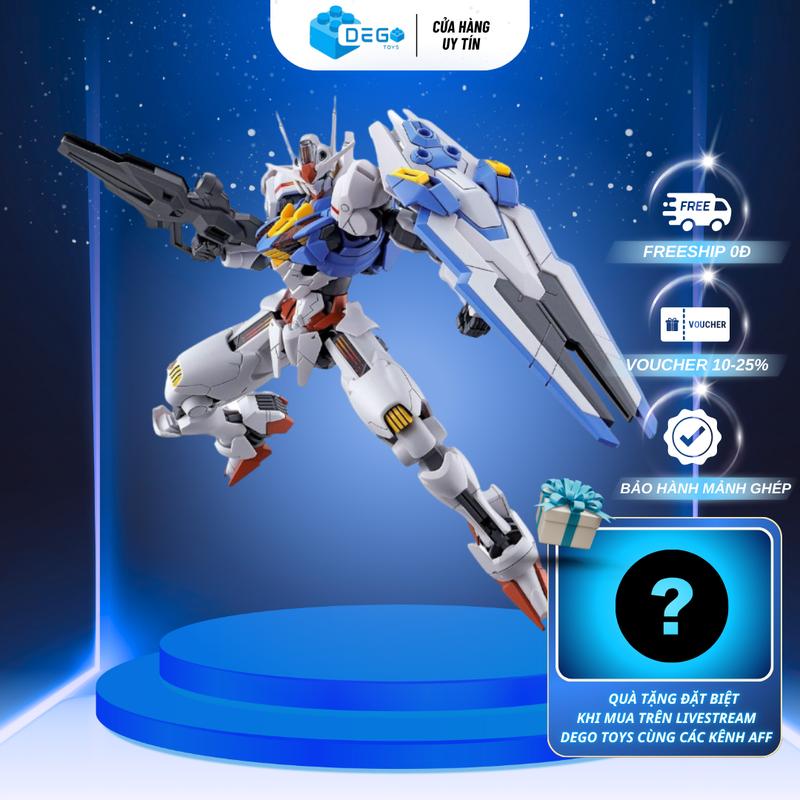 Mô hình lắp ráp HG Aerial Fighter kèm decal nước , đồ chơi lắp ráp trưng bày HG aerial Dego Toys