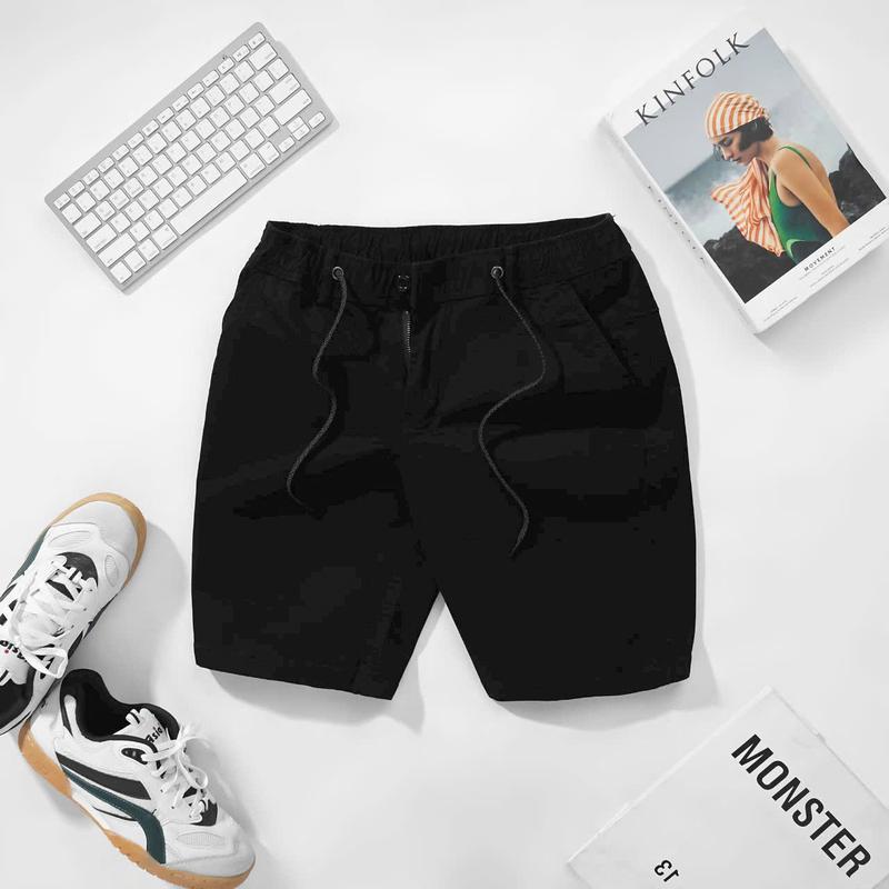 Quần short kaki quần ngố trên gối chất vải kaki cotton cao cấp mềm mịn, co giãn phong cách Hàn Quốc Menswear 2