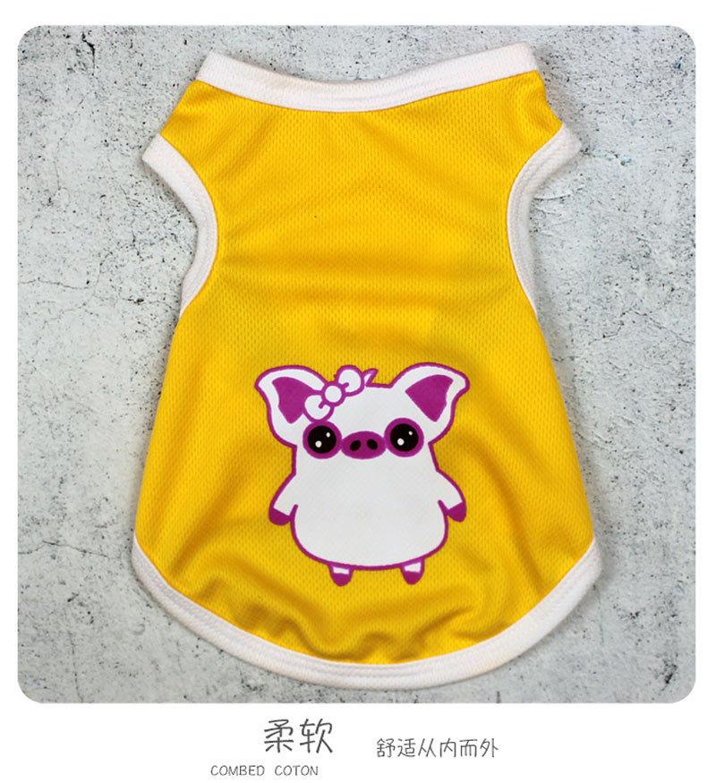 Product Introduction of New Summer Pet Clothes Kitty Breathable Dog Vest Small and Medium-Sized Dogs Dog Clothing Supplies 12