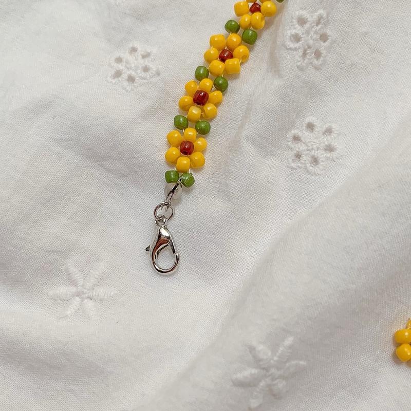 Sunflower Bead Bracelets Gelang Manik Aesthetic 1