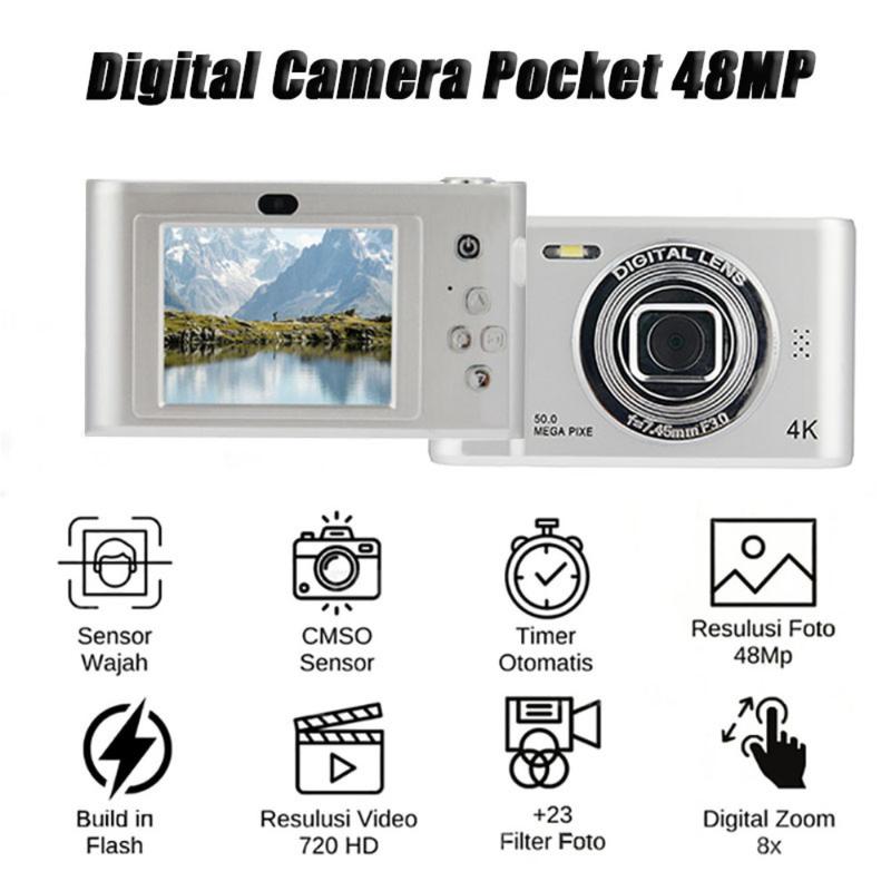 New CCD camera digicam for students to take selfies Home student digital camera With 16x Zoom kamera Digicam 48MP 1080P HD 50MP Compact Mini Cameras For Begin kamera analog digital 0