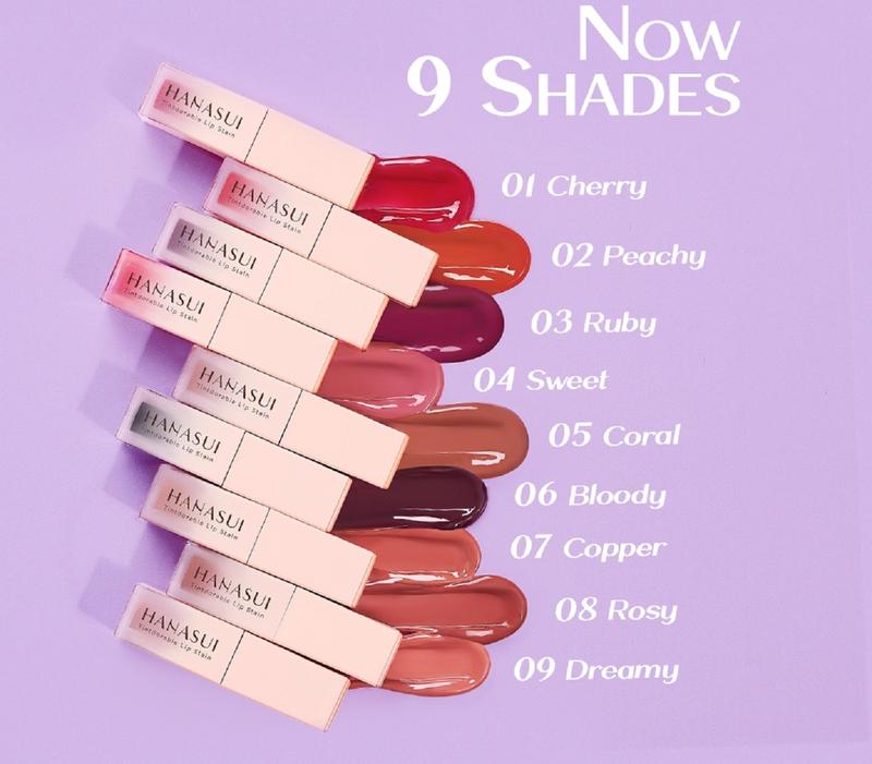 Hanasui Tintdorable Lip Stain bibir lipstick 1