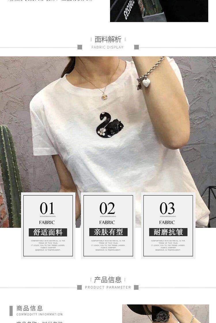 Product Introduction of Áo Phông Mùa Hè, European Station, Phong Cách Hàn Quốc Mới, Dáng Rộng Vừa Vặn, Ngắn Tay, Dành Cho Nữ, Thiết Kế Lưng Đẹp, Áo Ren khoét Thời Trang, Phù Hợp 8