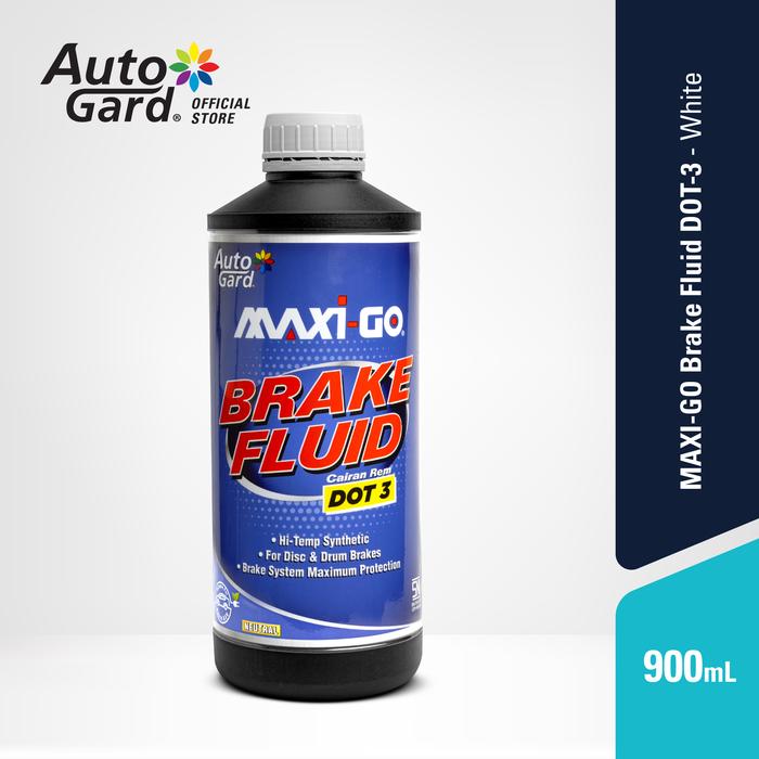 Gambar AutoGard MAXI-GO Brake Fluid DOT-3 900 mL Putih Minyak Rem Mobil Motor dari AutoGard Kota Administrasi Jakarta Utara Tokopedia