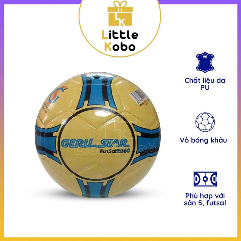 [Geru Star] Banh Bóng Đá Futsal Gerustar 2030 Size Số 4 Sân Cỏ Nhân Tạo 5 Người Đồ Chơi Thể Thao Phụ Kiện Ngoài Trời Sport Đồng