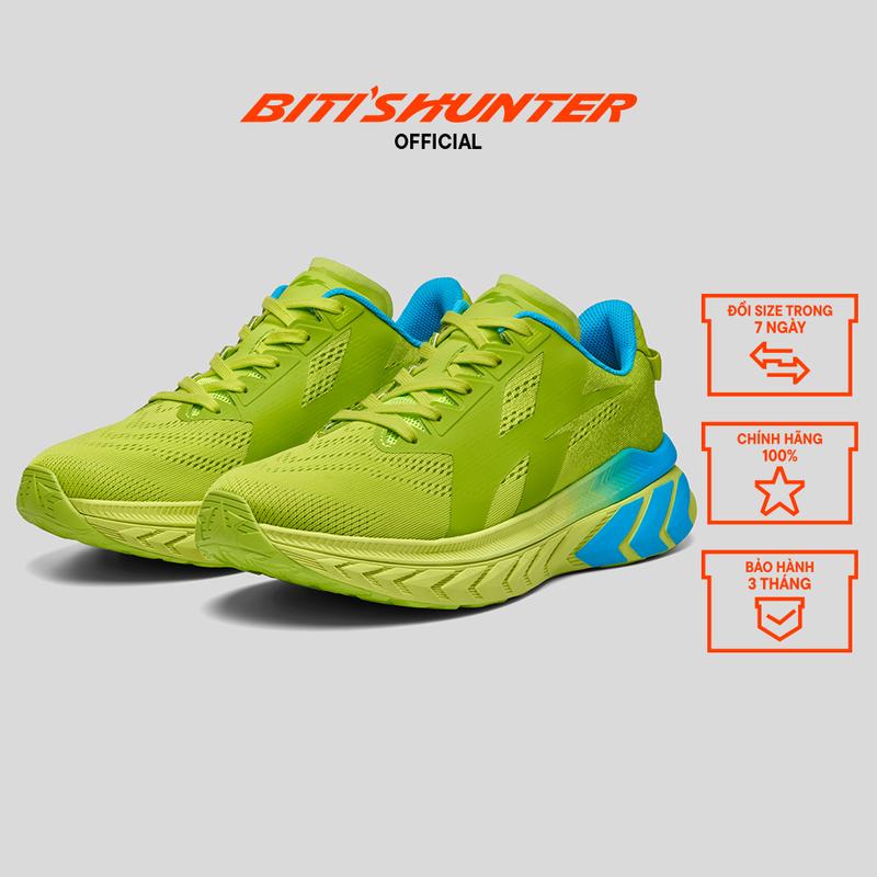 Giày Chạy Bộ Nam - Nữ Biti's Hunter Running HSM004801XLC/ HSW004801XLC (XANH LÁ CÂY)
