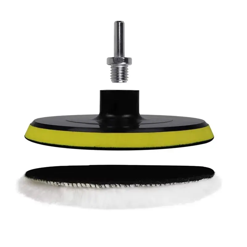 Bộ Dụng Cụ Đánh Bóng, Miếng Đánh Bóng, Miếng Đánh Bóng Xe Hơi, Đĩa Bọt Biển Waxing, Bánh Xe Len, Miếng Đệm Đánh Bóng Chăm Sóc Sơn Ô Tô, đồ dùng Ô Tô, Có Kích Thước 3 / 4 / 5 Inch 2