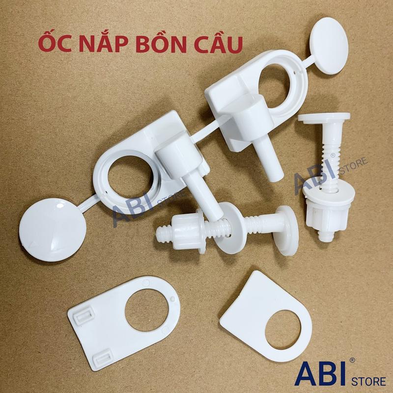 Bộ ốc nắp bồn cầu, Ốc chốt nắp bệt loại đẹp (ốc bắt nắp đậy bồn cầu ) 2
