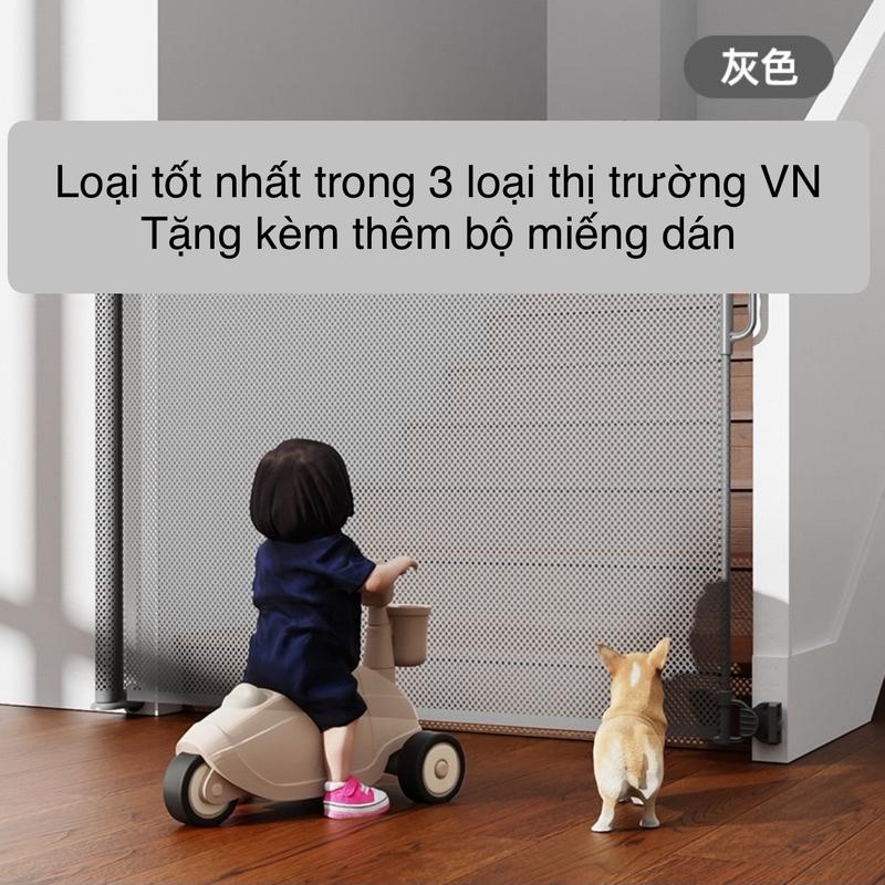 Thanh chắn cầu thang chắn cửa cho bé silk baby mẫu mới 2024 bảo về cho bé và thú cưng
