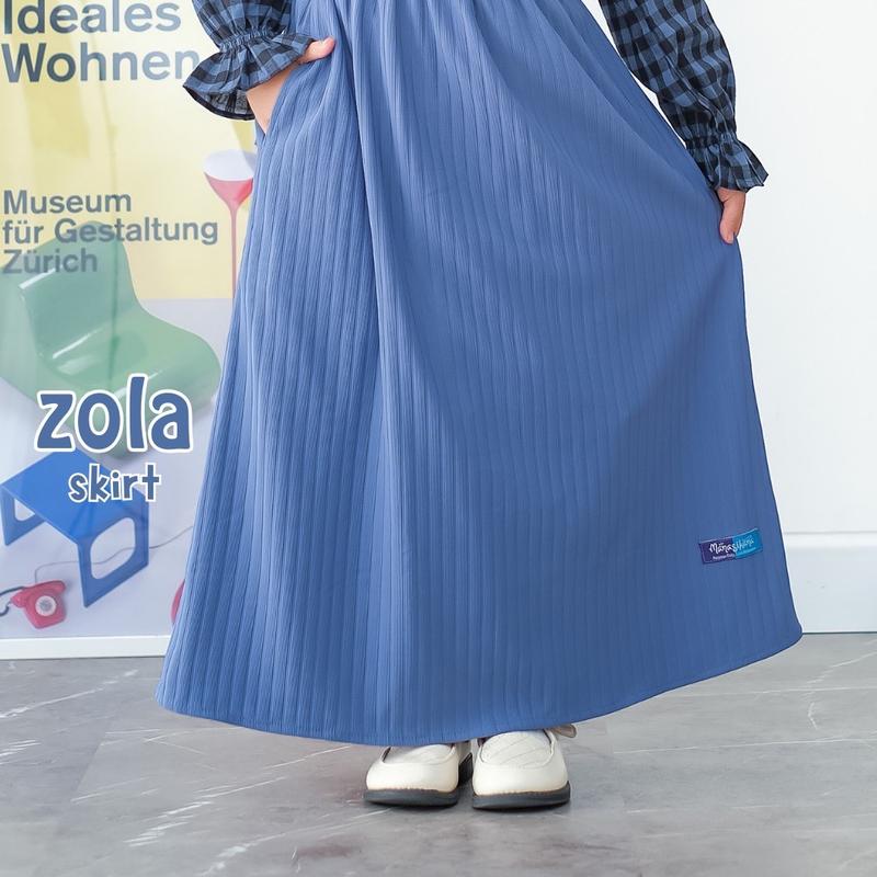 MANASIKANA Zola Skirt Rok Anak Perempuan Premium Knitt 3-13 tahun Fashion 5