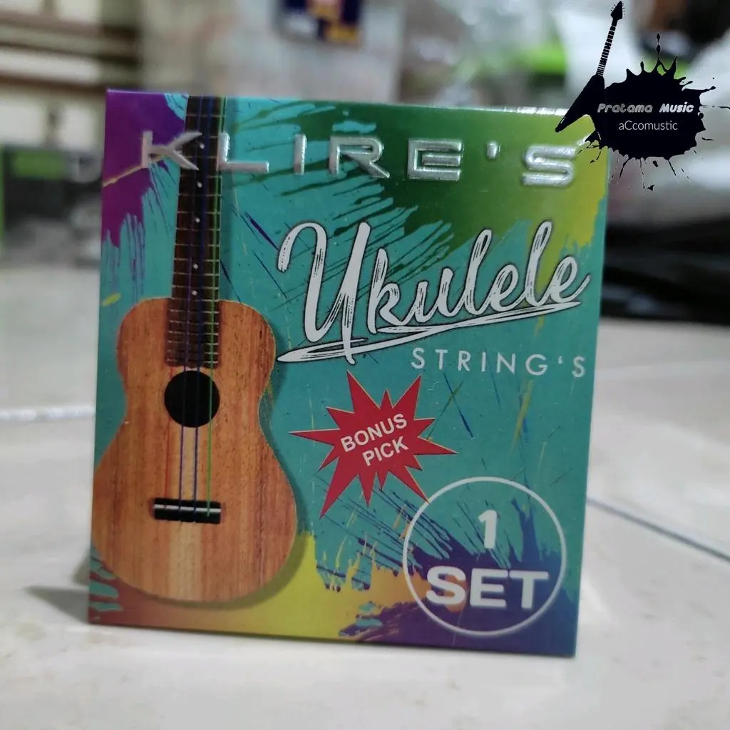 Senar Gitar Ukulele Warna , 1 set