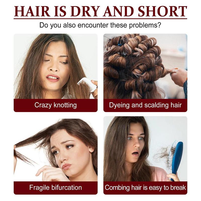 Product Introduction of Hair Conditioning Cream A Touch Of Magic Hair Care Repair Damaged Hair Shampoo Serum For Straight Hair 19