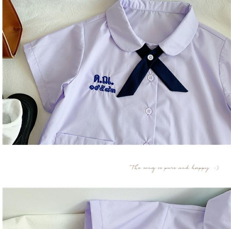 Product Introduction of Thai Preppy Style Summer Primary School Student Graduation Business Attire Kindergarten Suit Girl Thai School Uniform Western Style Jk Skirt Suit 6