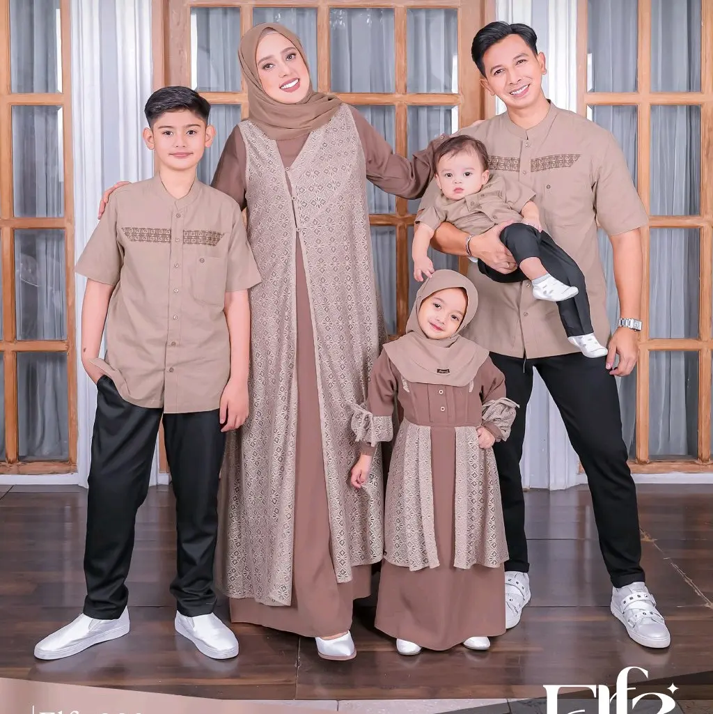 Ethica Elfa 279 Sarimbit Keluarga 2023 Froasted Almond Katun
