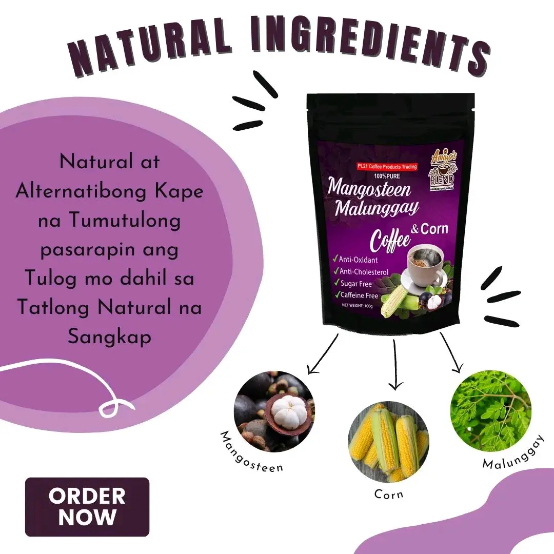 Mangosteen Malunggay Corn Coffee Organic