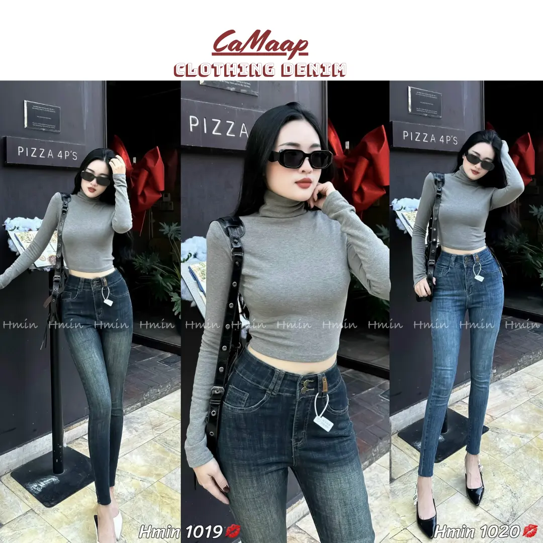 Quần Jeans Nữ Dáng Skinny Ôm Camaap,Tôn dáng chân thon dài và vòng eo nhỏ 1019-20