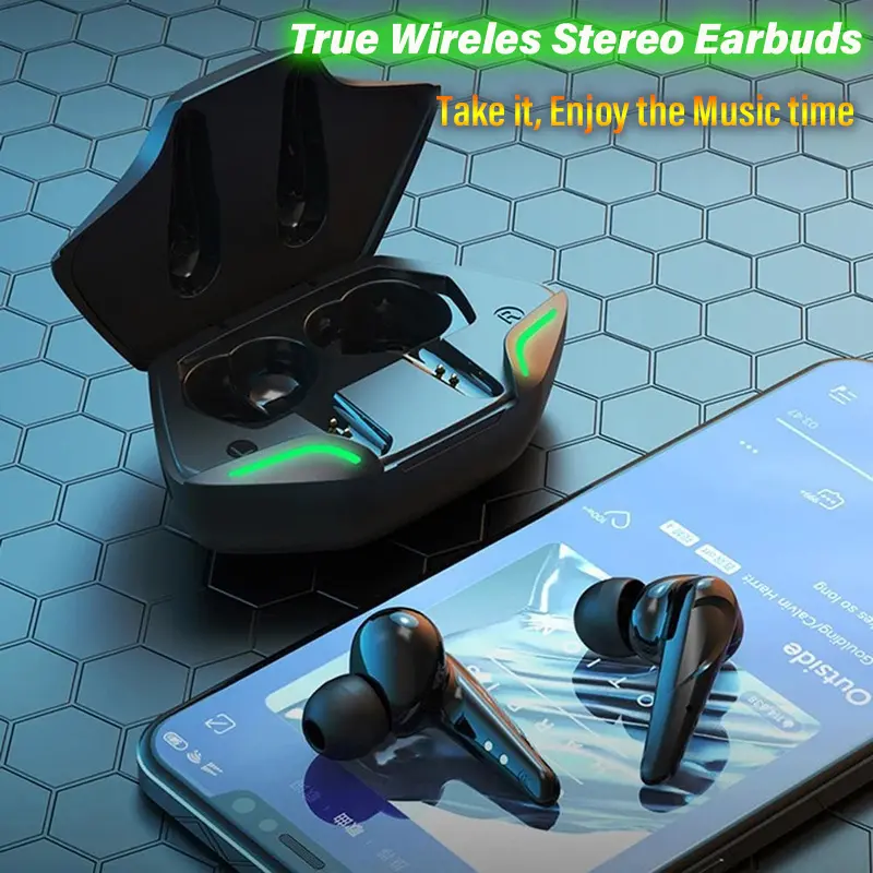 Tai ngheBluetooth không dây Esports, chuyên dụng, nghe nhạc, trò chơi, vẻ đẹp cao trong tai, thích hợp cho Android và Apple 2