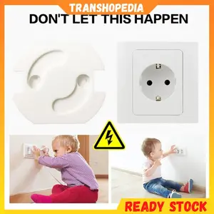 PROMO SAFETY SOCKET PLUG LISTRIK EU SPRING STYLE PENUTUP STOP KONTAK TERMURAH