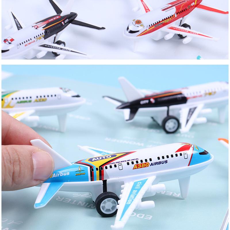 1PCS Kim loại máy bay chiến đấu hợp kim mô hình máy bay trẻ em mô phỏng đồ chơi 3