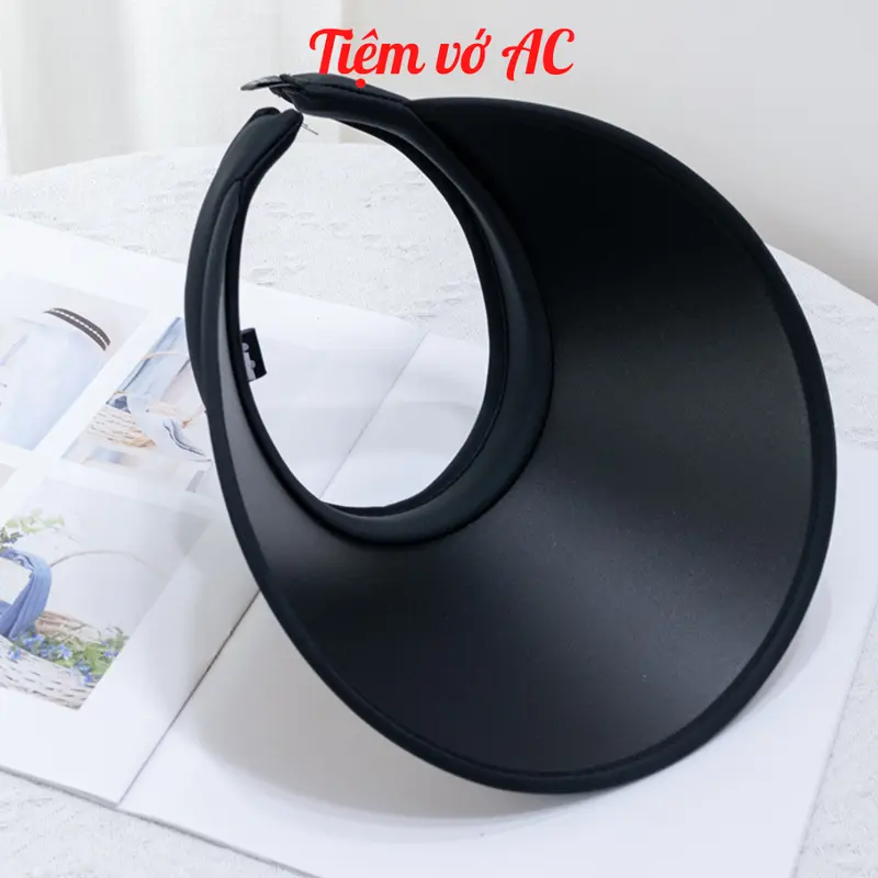 Mũ đi biển [FREESHIP] đi du lịch - nón chống nắng nửa đầu có thể gắp gọn họa tiết G - M09 Phụ Kiện Đội Đầu 7