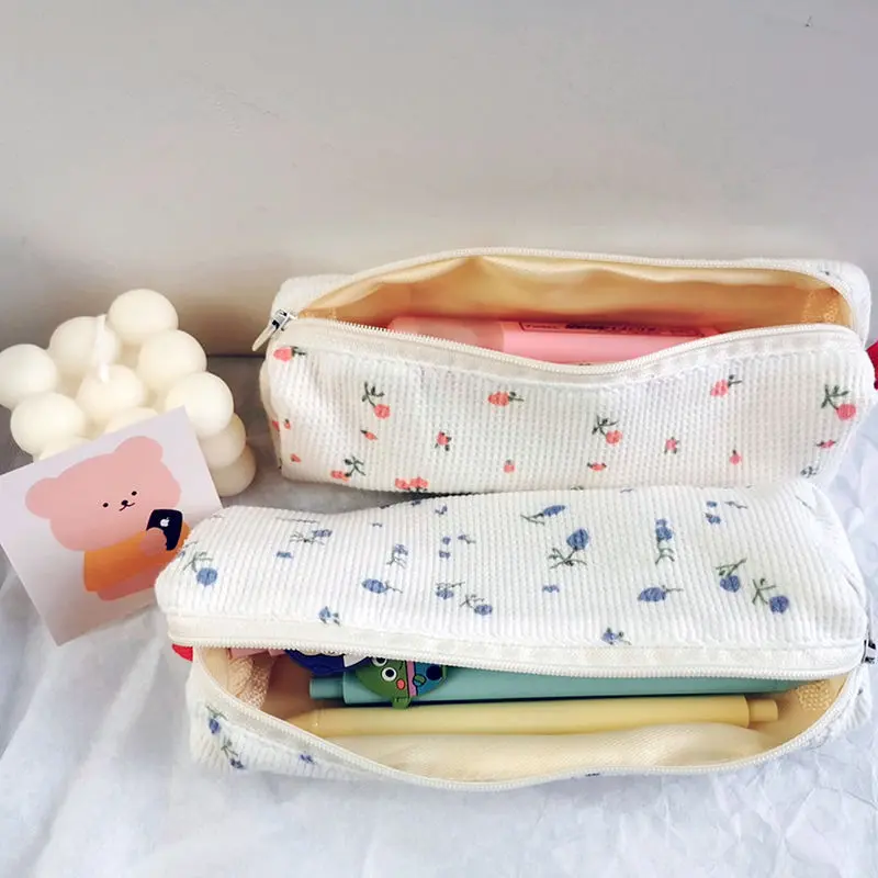 Mismi Alice Pencil Case Kotak Pensil Sekolah Motif Little Flower Perempuan Trendy - PC2A 3