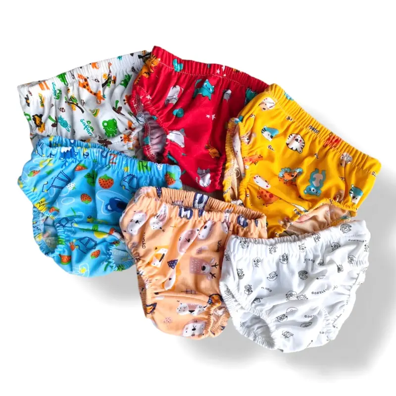 12 Pcs Celana Dalam Anak Laki Laki Perempuan Lusinan 1-5 Tahun Velvet Cuci Dingin Underwear 3