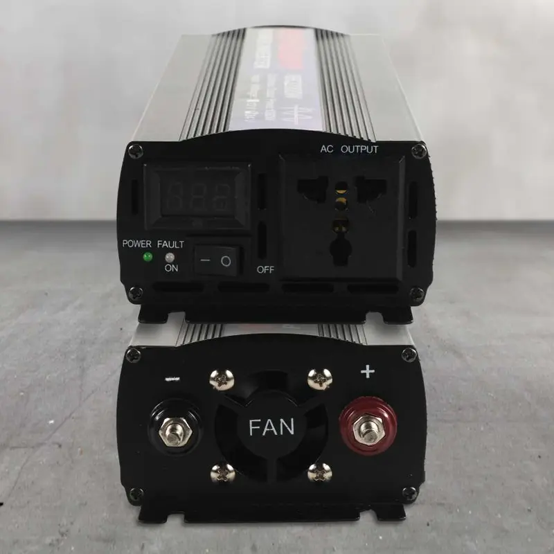 Taffware Power Inverter Mobil Pure Sine Wave DC 12V to AC 220V 2000W - NBQ2000W Peralatan 3