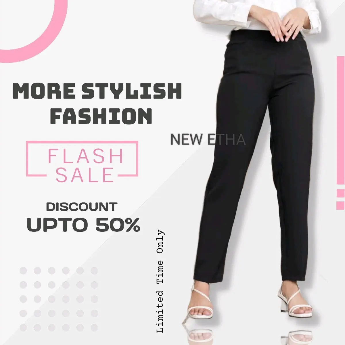 CELANA KERJA WANITA PINGGANG KANCING CELANA KANTOR WANITA SLIMFIT ORIGINAL NEW ETHA