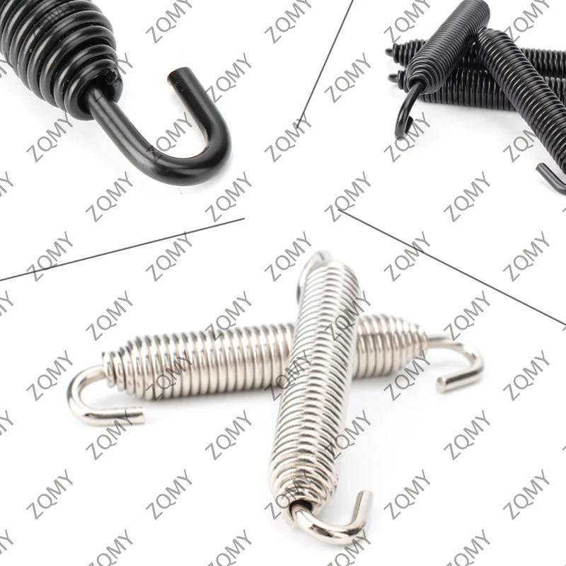 83mm Motorcycle Long Outlaw Racing Header Exhaust Springs Swivel Hook ...