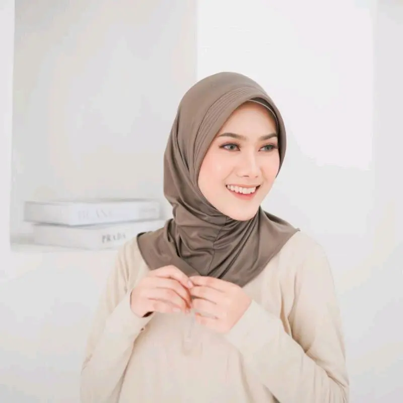 Jilbab volly sporty premium | fashion ash Bergo Instan 1