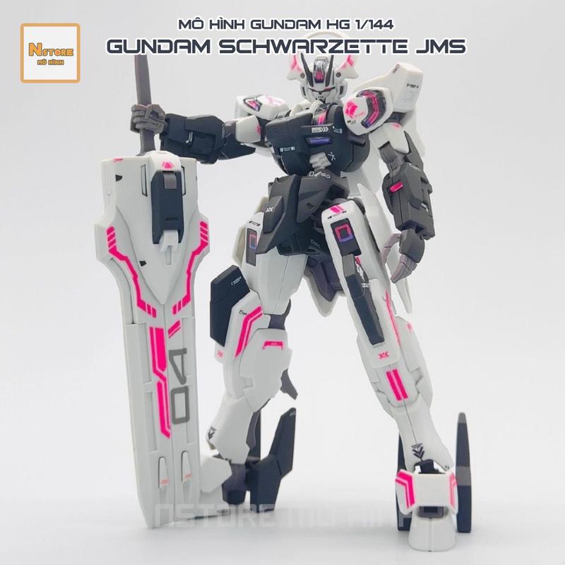 Mô Hình Gundam HG 1/144 Schwarzette TWFM hãng JMS tặng decal - TikTok ...